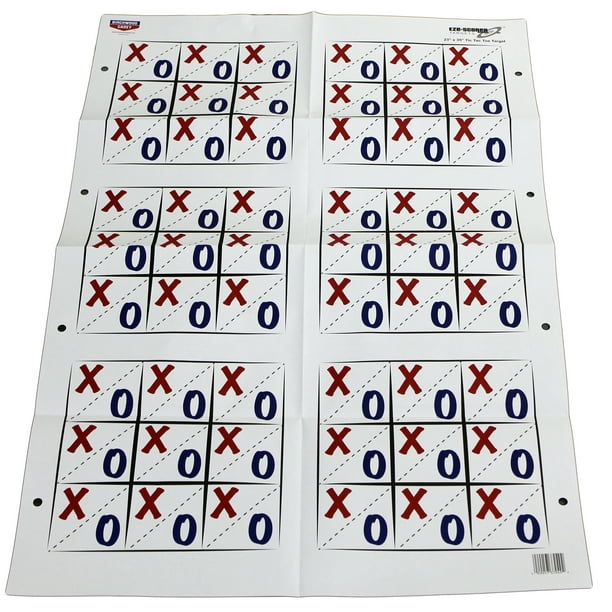 5 Eze-Scorer Tic-Tac-Toe Paper Target 23" x 35"